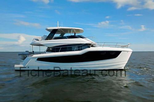 Aquila 50 Power Catamaran fiche technique et avis